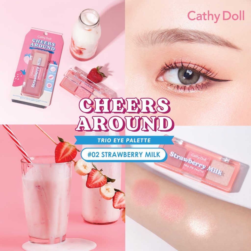 Cheers Around Eye Palette 02 Strawberry Milk