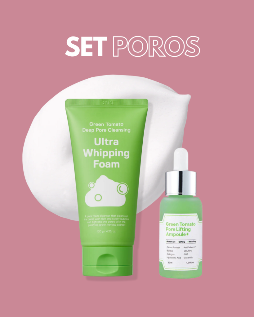 Set Poros: Sungboon Lifting Ampoule 30ml + Sungboon pore cleansing foam