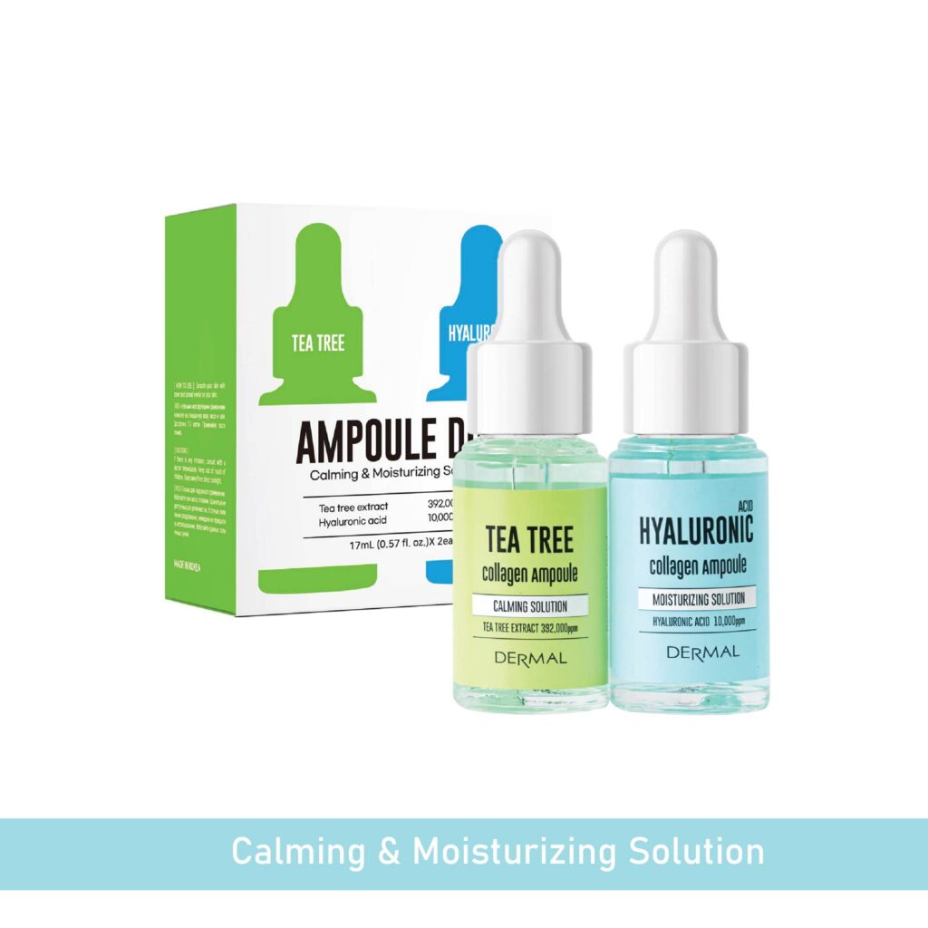 Ampoule duo calming & moisturizing solution