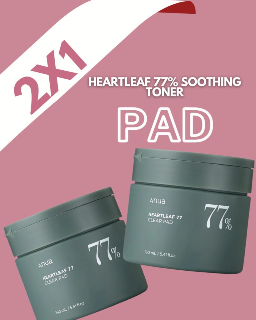 2x1 Heartleaf Soothing Toner pad