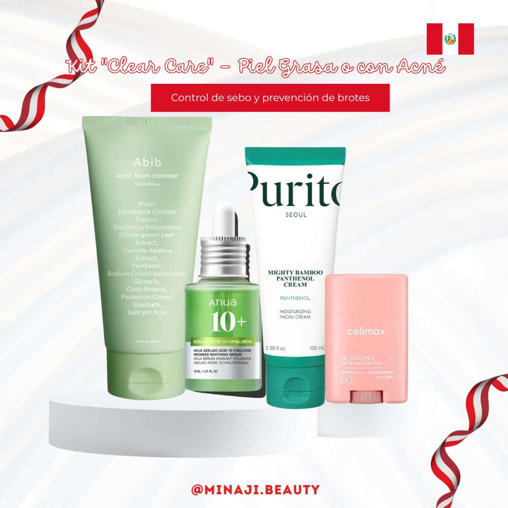 Kit "Clear Care" – Piel Grasa o con Acné